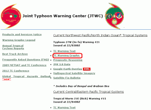 2015年台風26号JTWC11月22日